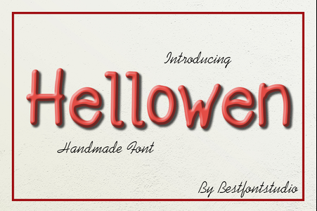 Hellowen font